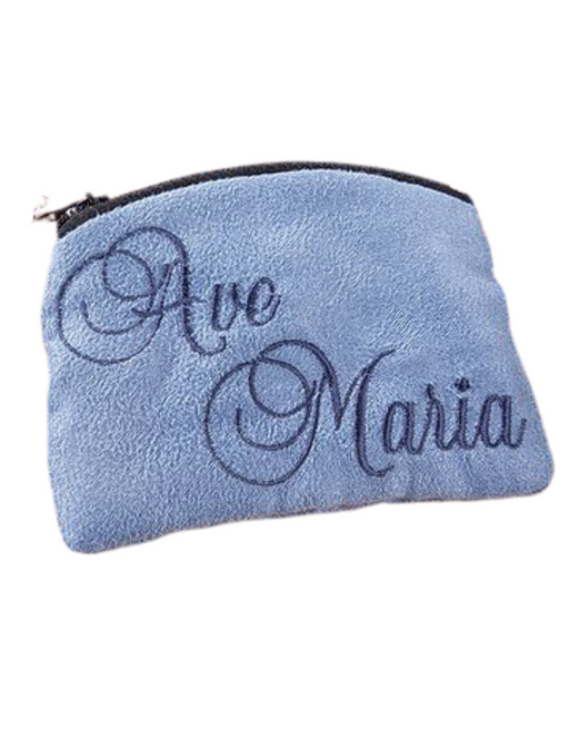 Ave Maria Cloth Rosary Case