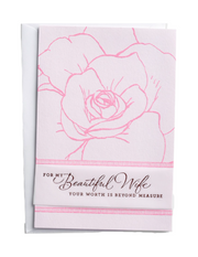 Mother's Day - My Beautiful Wife - 1 Premium Card