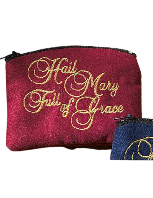 Hail Mary Cloth Rosary Case