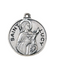 St. Lucy Sterling Patron Medal with 18" Chain