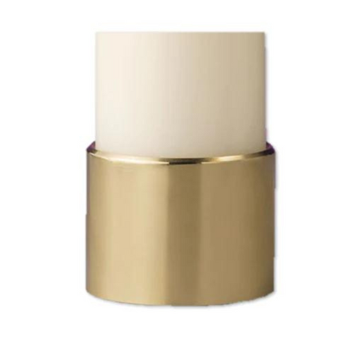 Brass Sockets for Altar Candles Shell