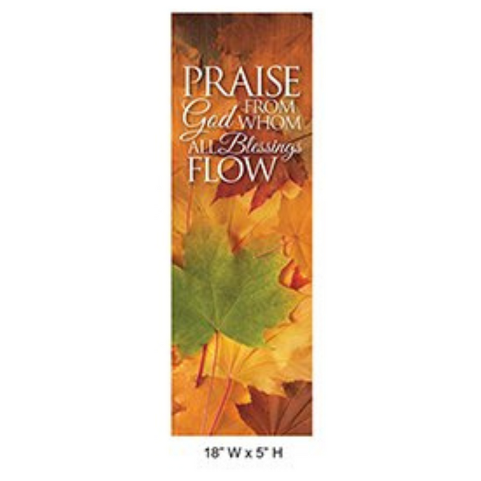 Praise God from Whom All Blessings Flow Banner - Harvest Series