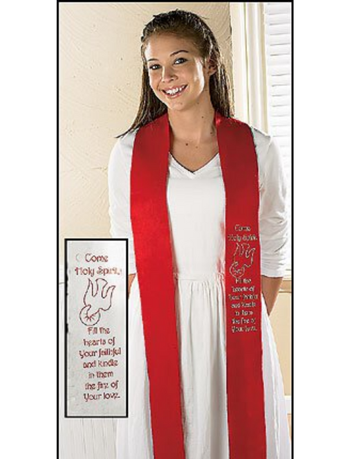 Come, Holy Spirit Confirmation Stole Come, Holy Spirit Stole Confirmation Stole Come, Holy Spirit Confirmation Stoles