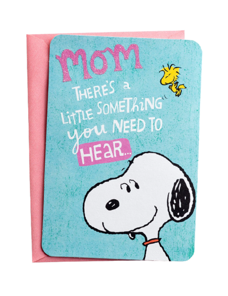 Mother's Day - Peanuts - Mom - Something You Need to Hear - 1 Premium Card