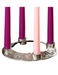 7" Candleholder - Advent Wreath - 2 Pieces Per Set