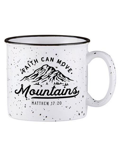 13oz Ceramic Mountains Campfire Mug - 2 Pieces Per Package