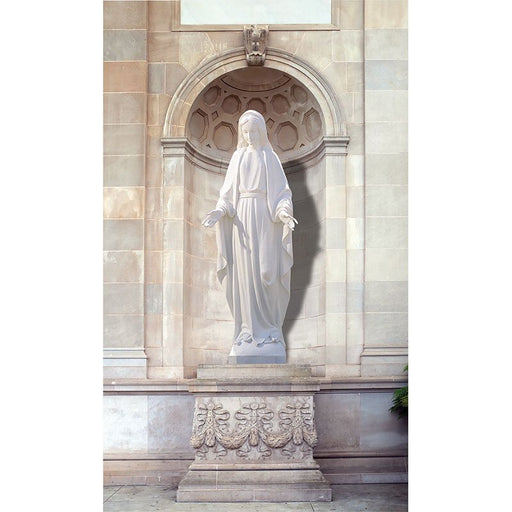 58" H Our Lady of Grace White Statue Our Lady of Grace Garden Statue Our Lady of Grace - White 58" Statue