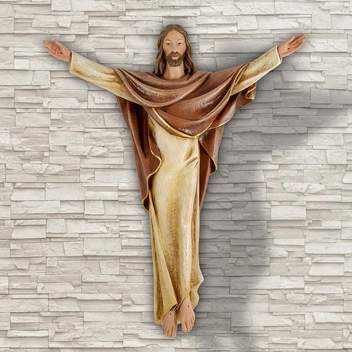 36" Val Gardena Risen Christ Statue