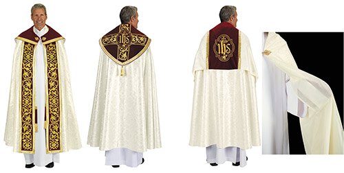 Verona Jacquard Cope and Humeral Veil Set