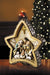 8.5"H Figurine Woodgrain Star Nativity