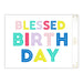 Wall Party Decal - Blessed Birthday