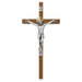 Walnut Crucifix with Gold Halo Catholic Gifts Catholic Presents Gifts for all occasion
