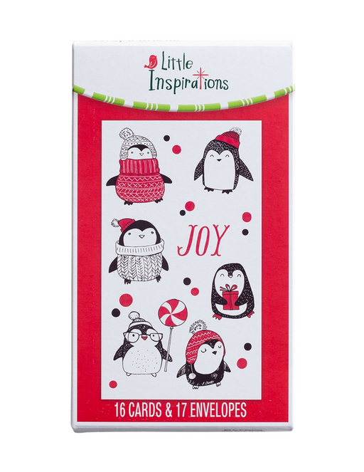 Warm Penguins - Little Inspirations - 16 Christmas Boxed Cards