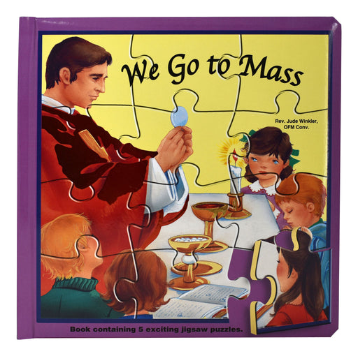 We Go To Mass (Puzzle Book) - 4 Pieces Per Package