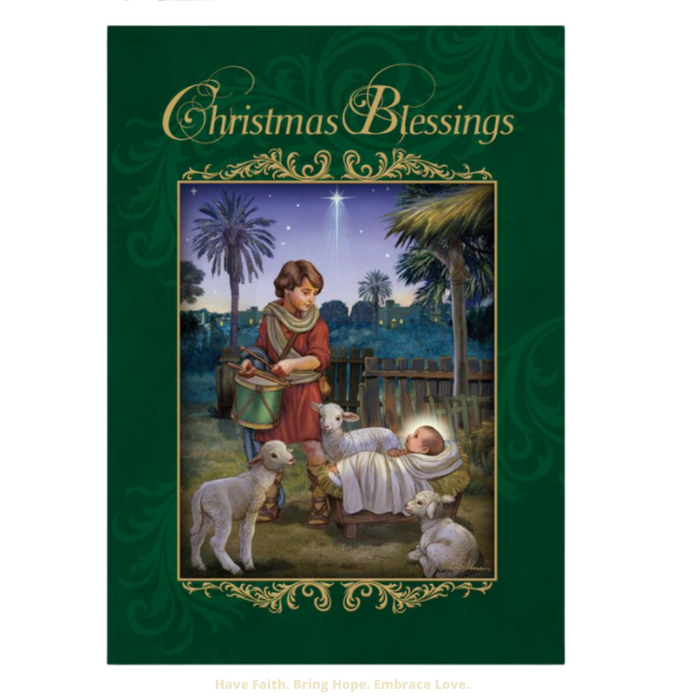 6 tarjetas de Navidad surtidas con sobre - El regalo del amor de Dios - 24 tarjetas por caja