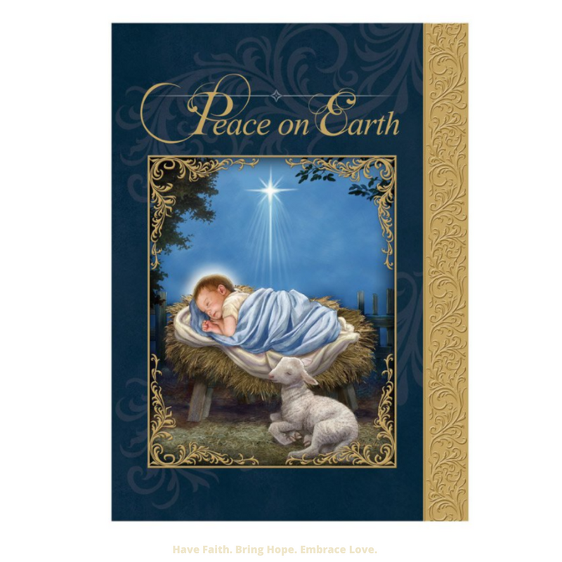 6 tarjetas de Navidad surtidas con sobre - El regalo del amor de Dios - 24 tarjetas por caja