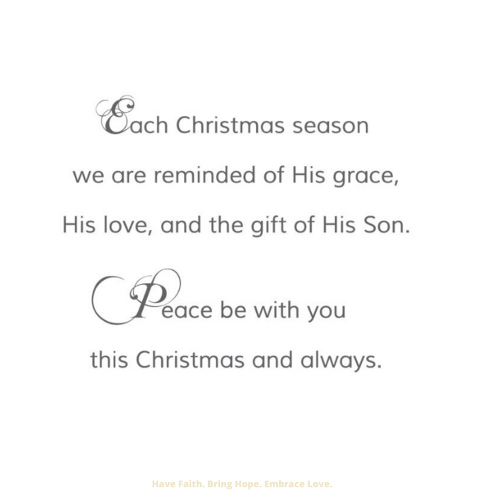 6 tarjetas de Navidad surtidas con sobre - El regalo del amor de Dios - 24 tarjetas por caja
