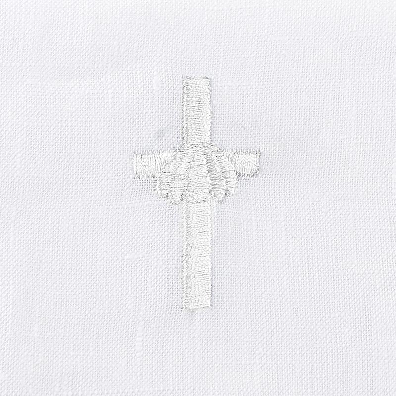 White Keepsake Baptismal Napkin (4 pieces per package)