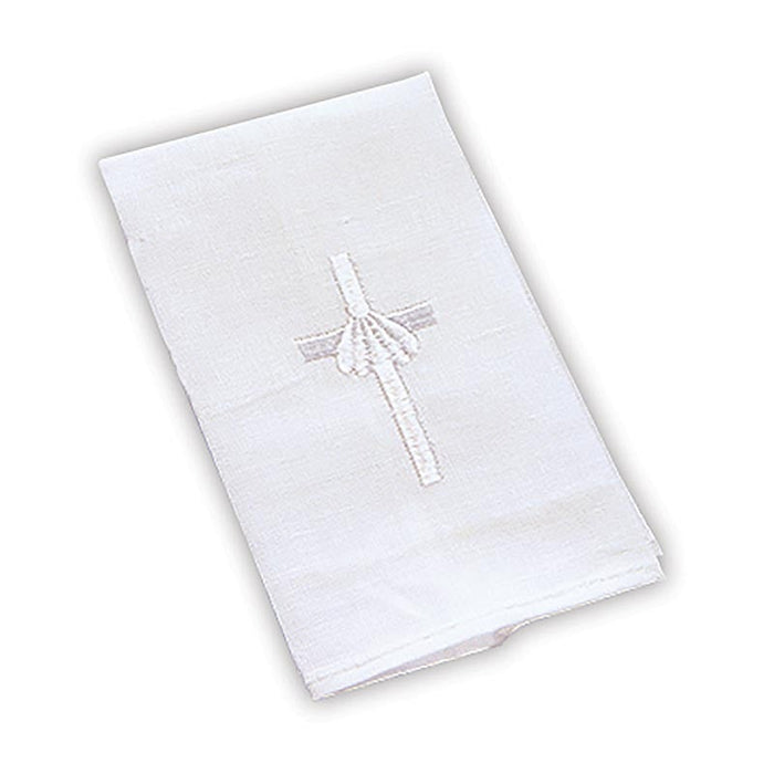 White Keepsake Baptismal Napkin (4 pieces per package)