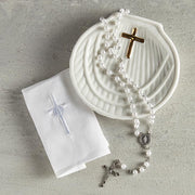 White Keepsake Baptismal Napkin (4 pieces per package)