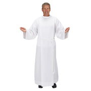 White Roll Collar Alb Church Supply Church Apparels