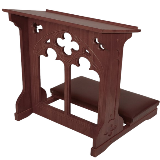 Windsor Collection Padded Kneeler - Walnut Stain