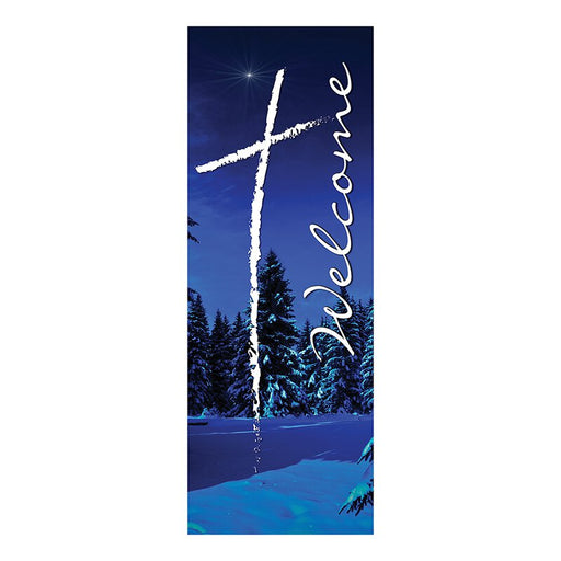 Winter X-Stand Banner - Welcome Series