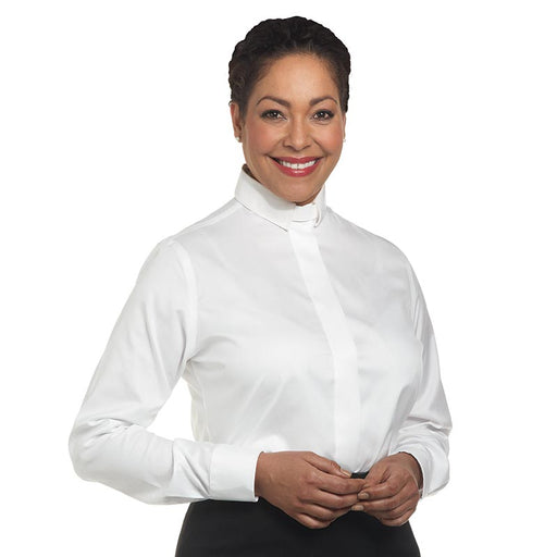 Women's Long Sleeve Tab Collar Clergy Shirt