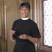 Women's Neckband Clergy Shell Blouse