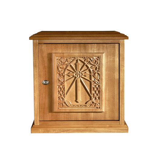 Wood IHS Cross Tabernacle - Medium Oak