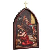 Wood Plaque Stations of the Cross