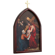 Wood Plaque Stations of the Cross