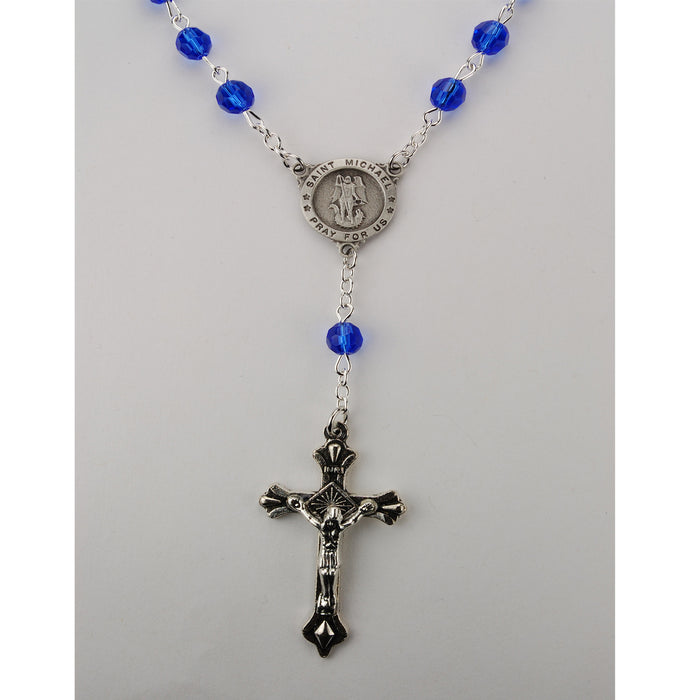 Auto Rosary with St. Michael the Archangel Medal and CrucifixMilitary Protection St. Michael Armed Forces Protection Armed Forces Guidance
