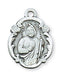 St. Jude Medal Sterling Silver with 18" Rhodium Plated Chain