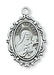 St. Therese Little Flower Silver Medal with 18" Chain