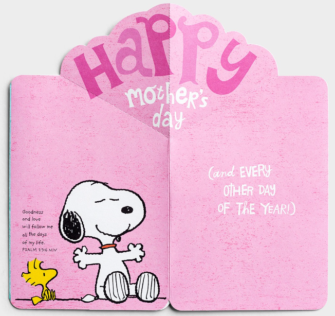 Mother's Day - Peanuts - Mom - Something You Need to Hear - 1 Premium Card