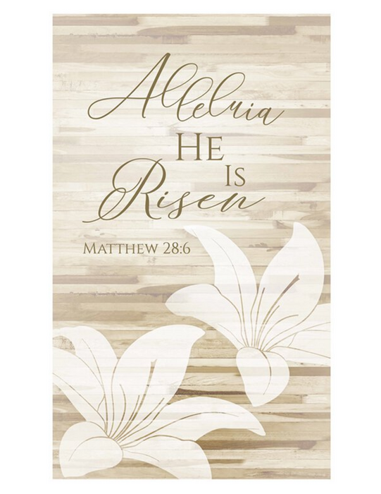 Alleluia He is Risen Banner - Lily Collection