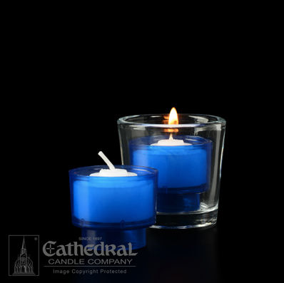 ezLite® 4-Hour Devotional Candles - Blue