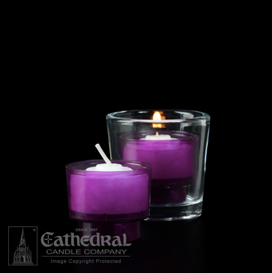 ezLite® 4-Hour Devotional Candles - Purple