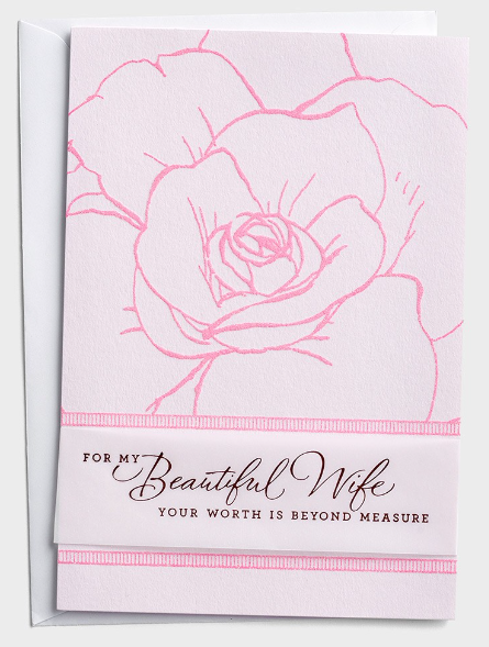 Mother's Day - My Beautiful Wife - 1 Premium Card