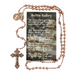 Copper Plated Battle Rosary with St. Benedict Medal Military Protection Armed Forces Protection Armed Forces Guidance