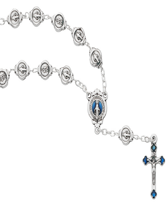 All Metal Miraculous Auto Rosary