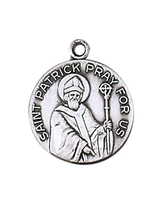 St. Patrick Medal Sterling Silver St. Patrick Sterling Silver St. Patrick Medal St Patrick Medal 